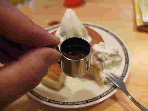 シロノワールのシロップ