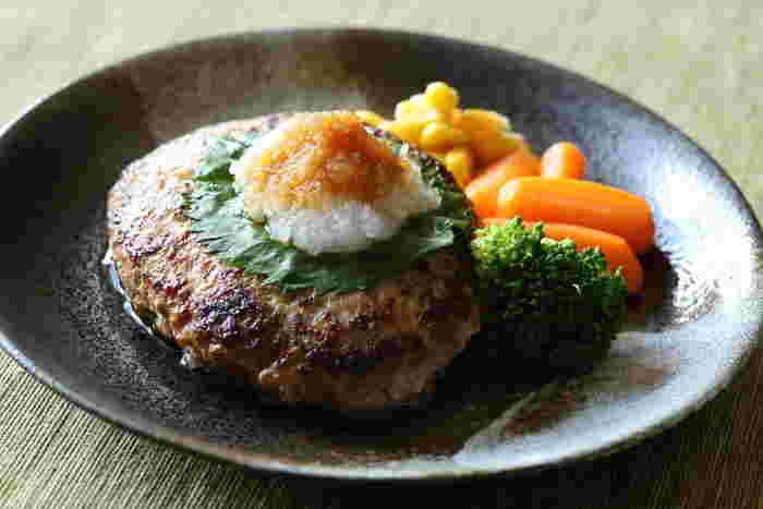 ハンバーグに大根おろしでダイエット