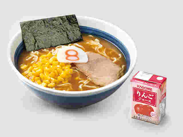 ラーメンとリンゴジュース食べ合わせダイエット