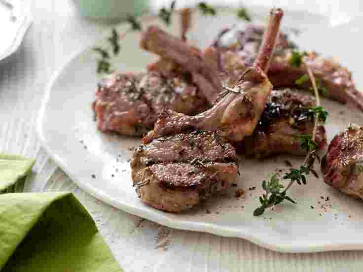 ラム肉の香草焼き