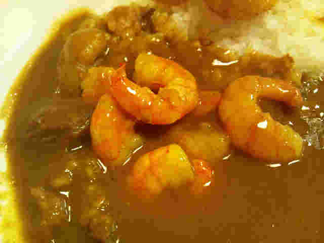 エビにこみカレー