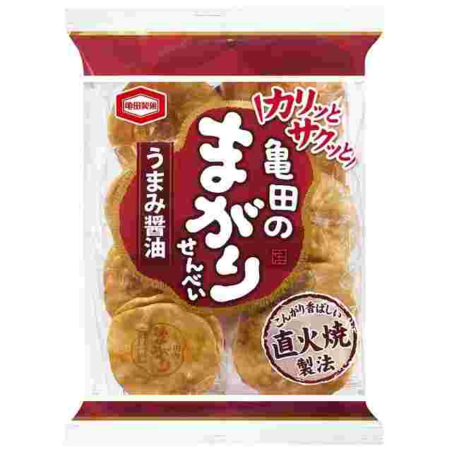 亀田製菓のまがりせんべいのパッケージ