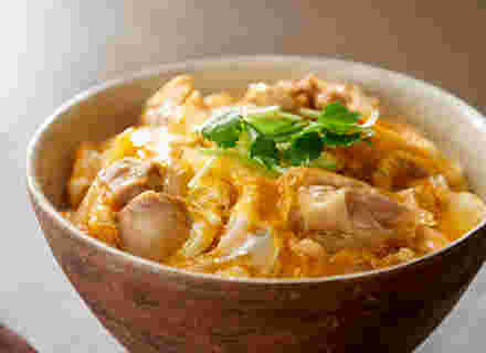 めんつゆで作っているふわっとした親子丼