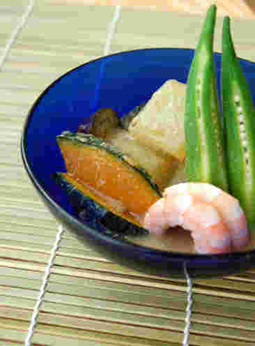 夏野菜のごま風味