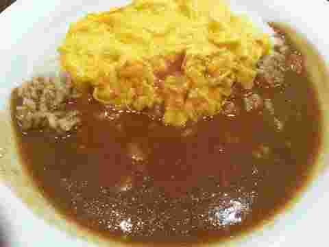 スクランブルエッグカレー