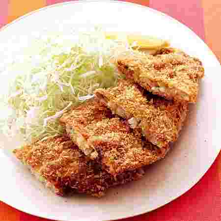 もやしと薄切り肉のカツ