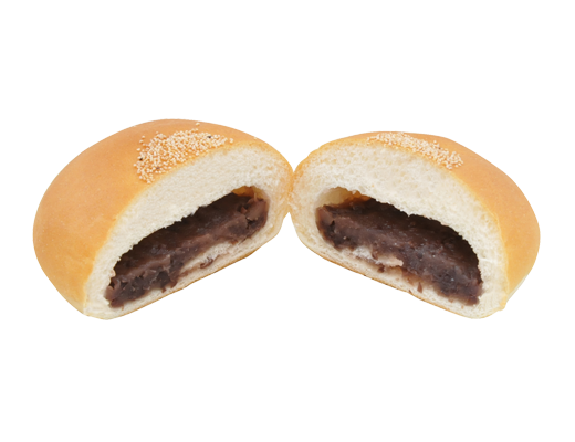 ローソンで販売している粒あんぱんの様子