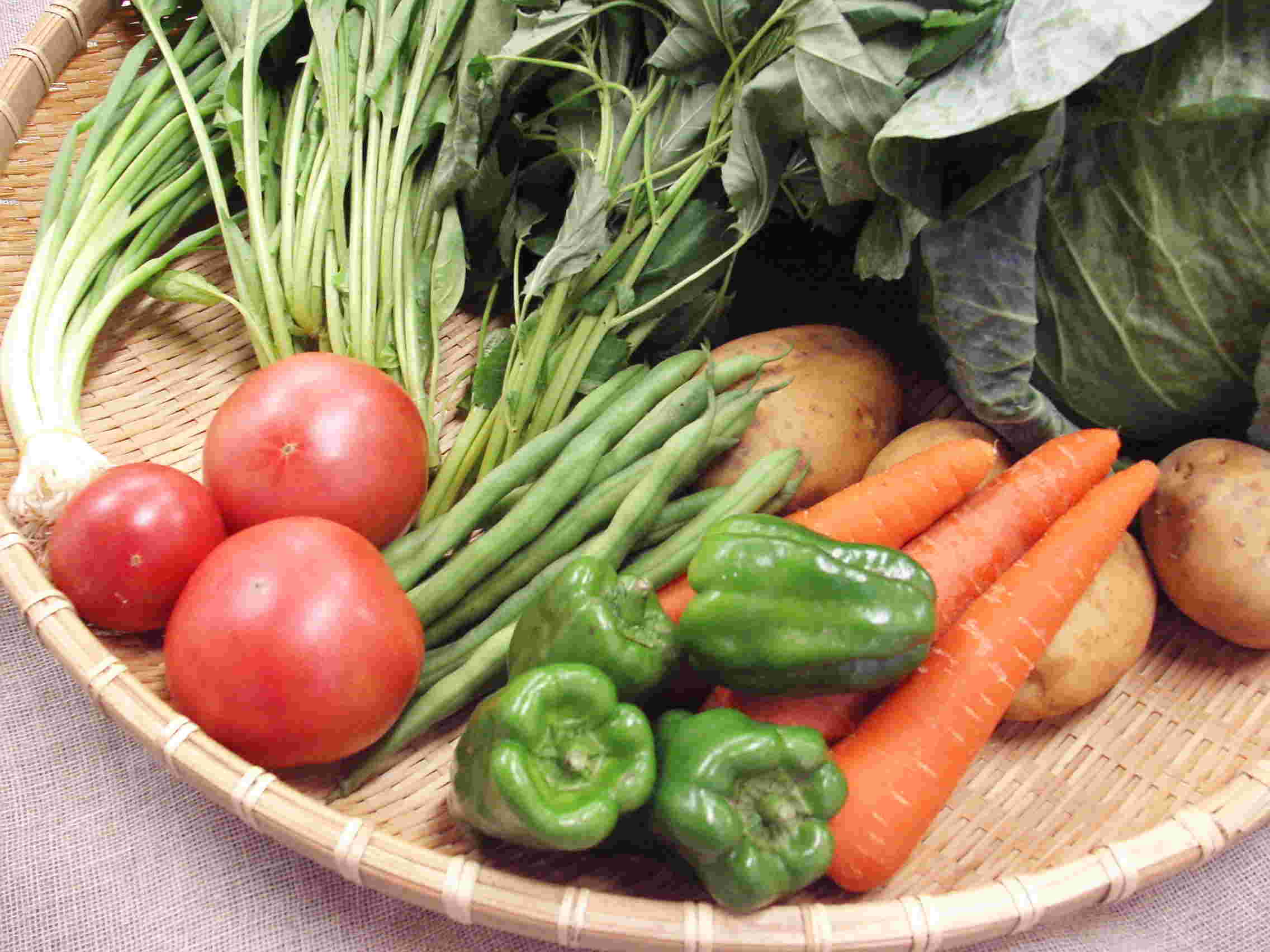 ミネラルや食物繊維の多い野菜