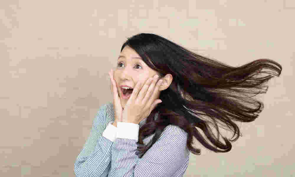 美肌効果を喜ぶ女性