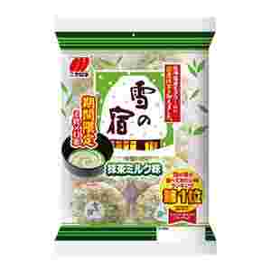 雪の宿抹茶ミルク味パッケージ