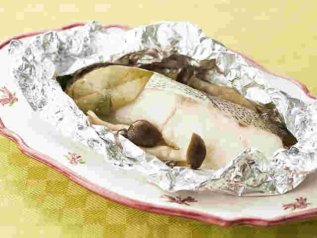 白身魚のホイル焼き