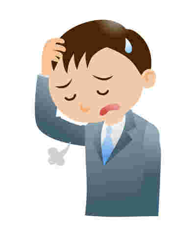 元気のない人の画像