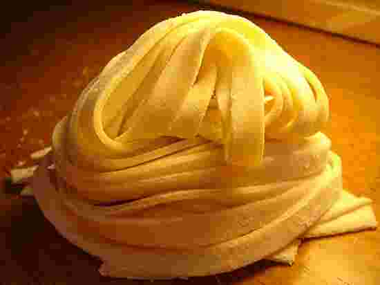 フェットチーネの生パスタの紹介