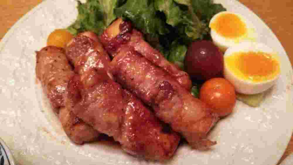 生揚げの豚肉巻き