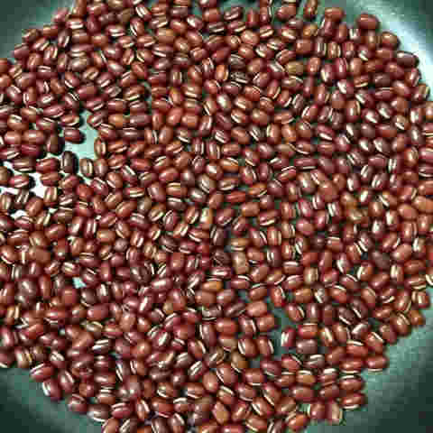 小豆の乾煎り
