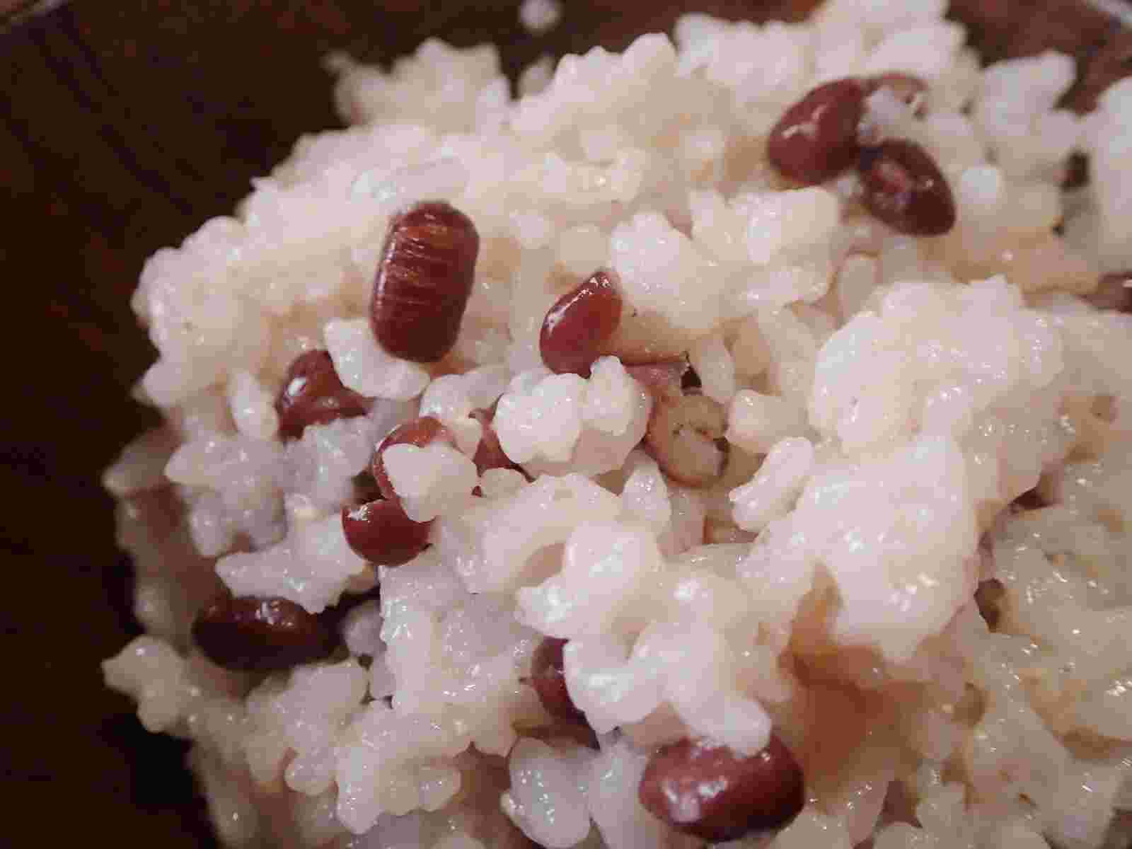 あずき茶ご飯