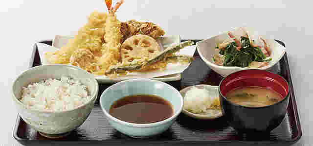 てんやの定食メニュー