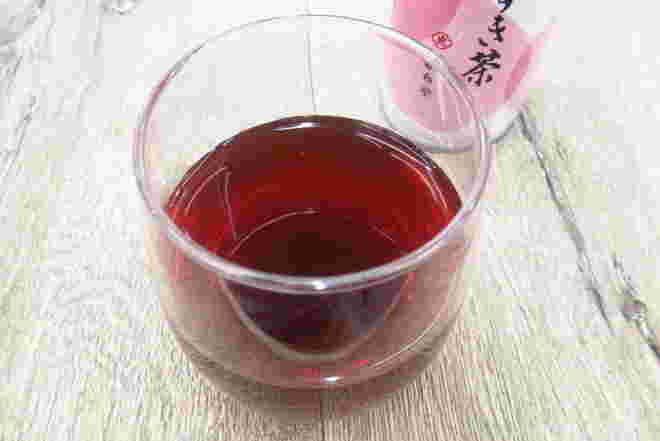 冷たいあずき茶