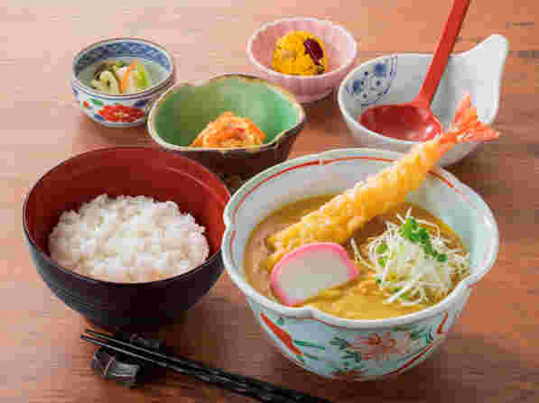 藍屋特製カレーうどん定食