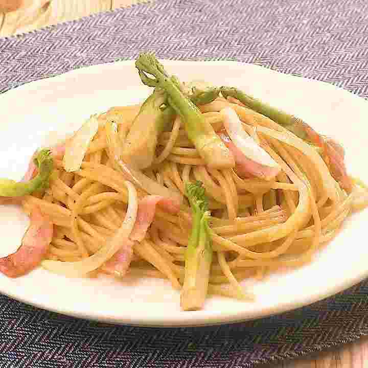 タラの芽のパスタ