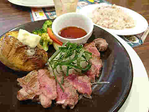 お箸で食べる！サーロインステーキのさっぱりぽん酢仕立て