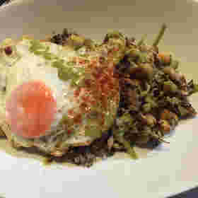 鯖缶のガパオ風
