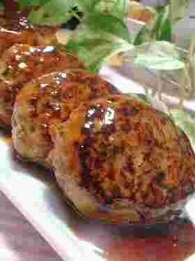 照り焼き豆腐ハンバーグ