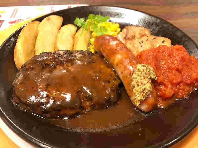 ジョナサンのミックスグリル