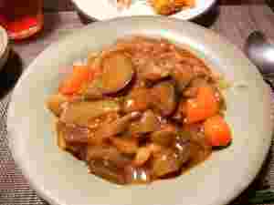 茄子と玉ねぎのカレー