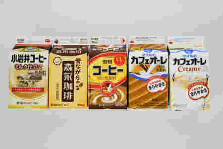 コーヒー牛乳のさまざまなメーカーの紹介