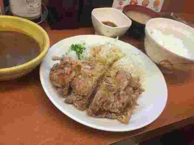 若鶏竜田揚げ定食