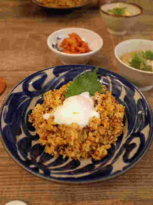 レンズ豆炒飯画像