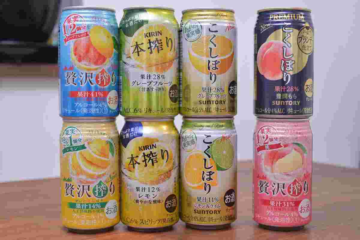 沢山の缶チューハイ