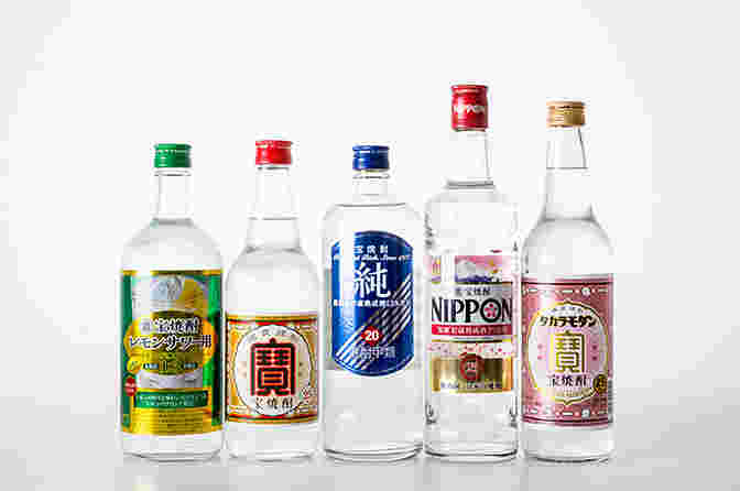 気軽に手に入れることができる焼酎甲類