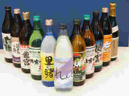 本格焼酎である焼酎乙類の数々