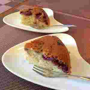 炊飯器で作る冷凍ブルーベリーケーキ