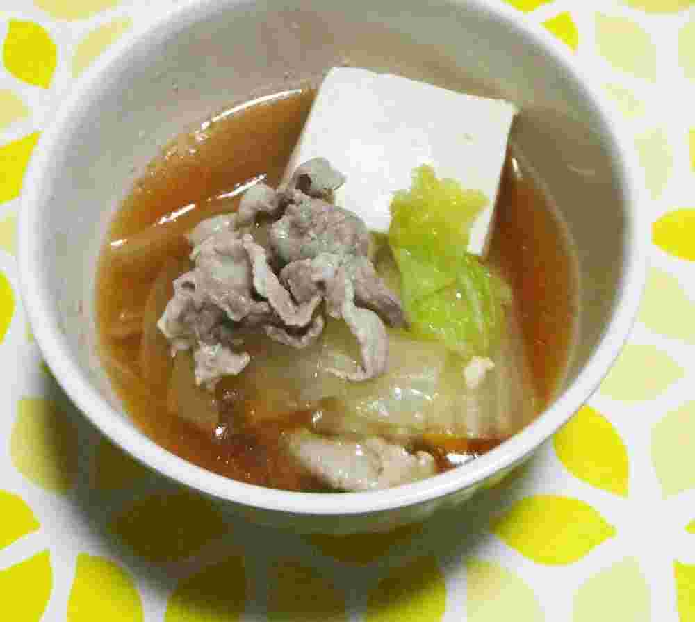 手づくり湯豆腐とすだちポン酢