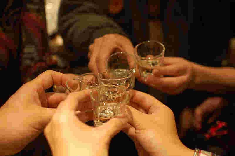 テキーラ乾杯
