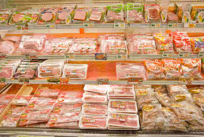 スーパーの売り場