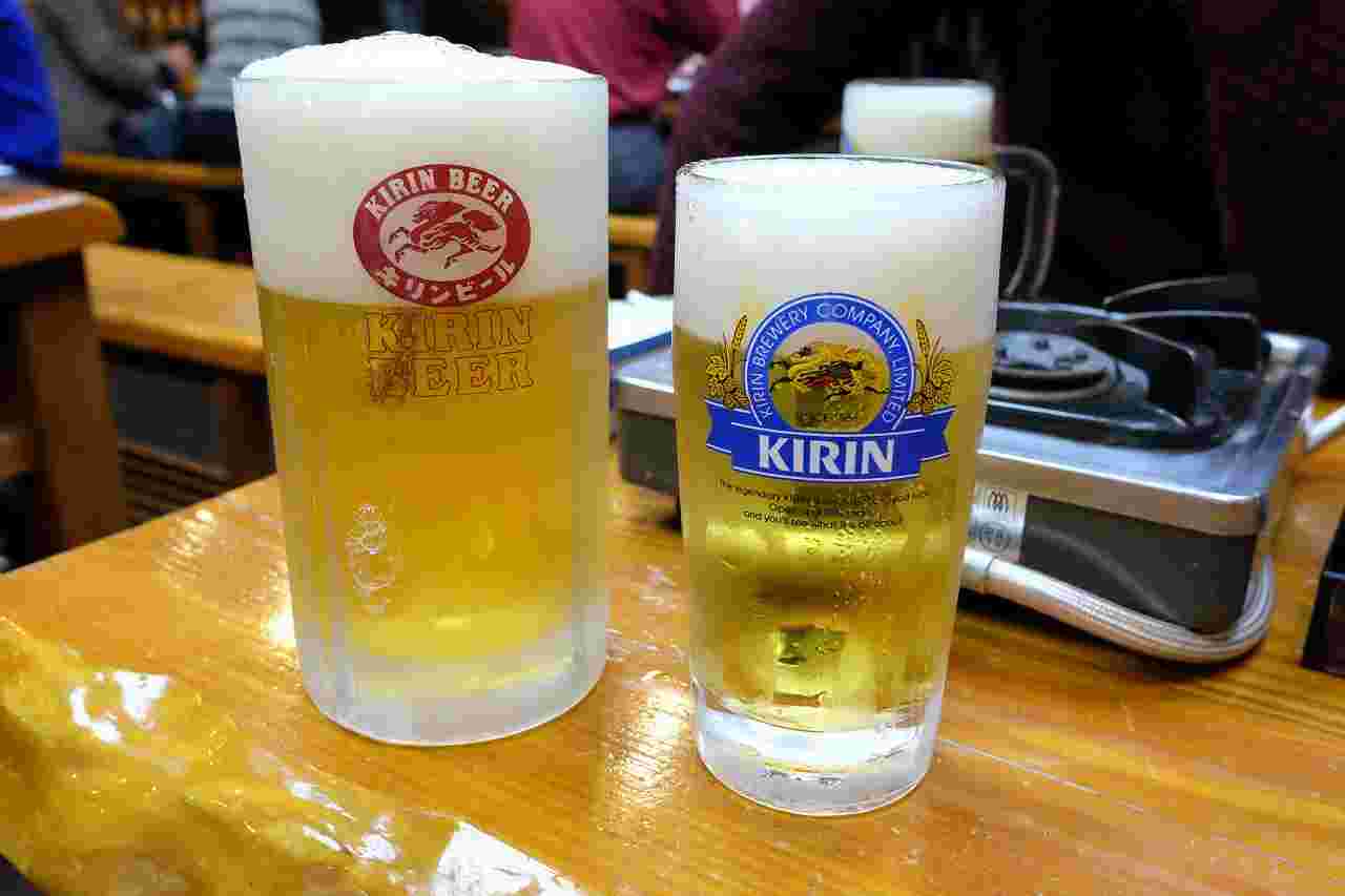 生大と生中のサイズの比較