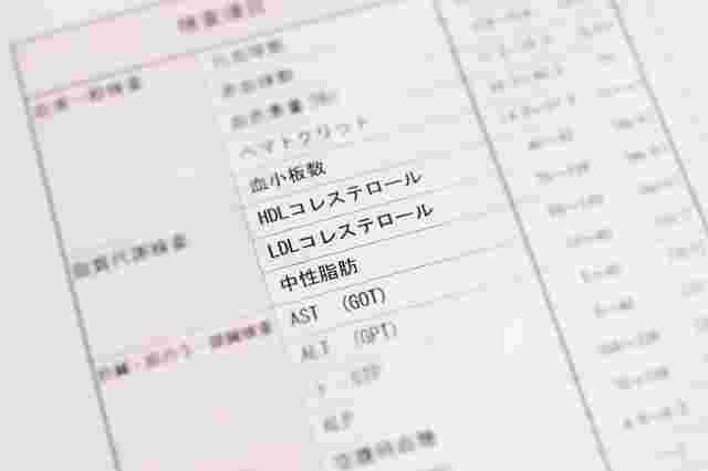 健康診断のコレステロール値のアップ