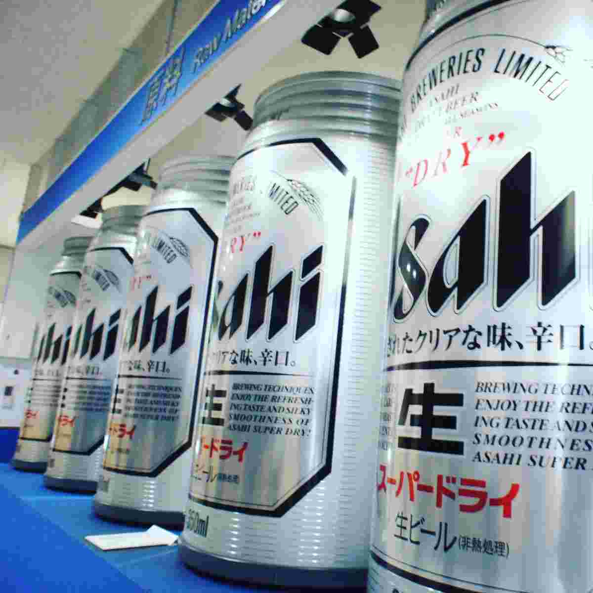 アサヒスーパードライの工場の様子