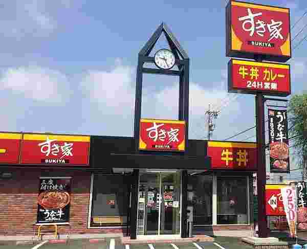 すき家の店舗外観