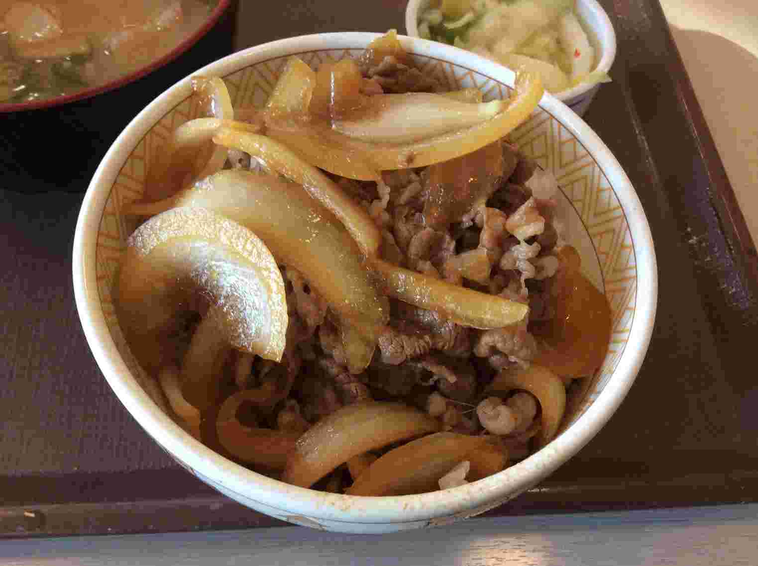 ねぎだくの牛丼