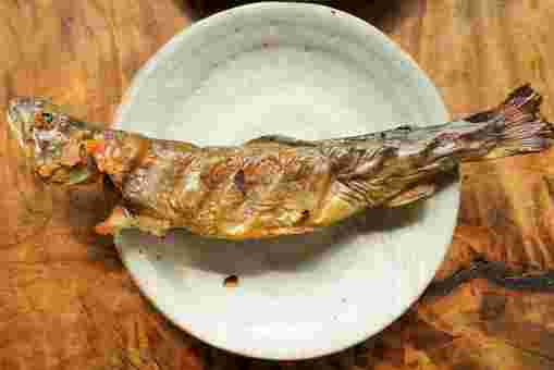 イワナの塩焼き