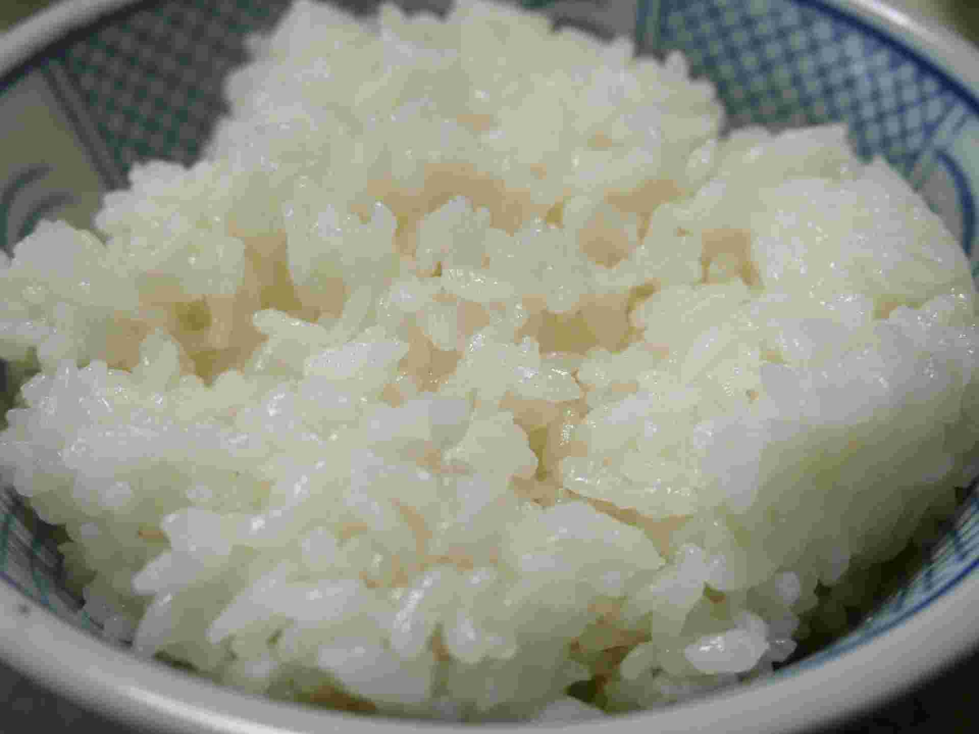 白ご飯のアップ
