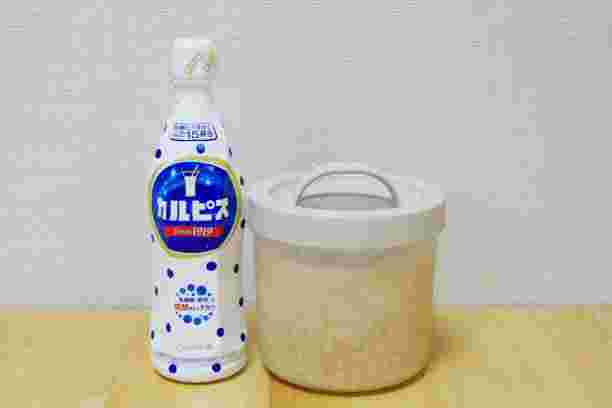 甘酒とカルピス