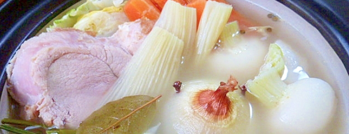 ハムの入ったポトフ