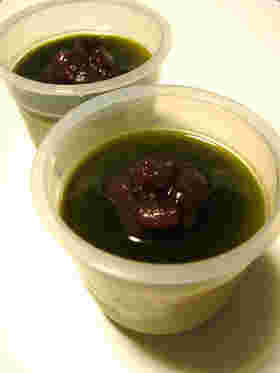 抹茶のプリン