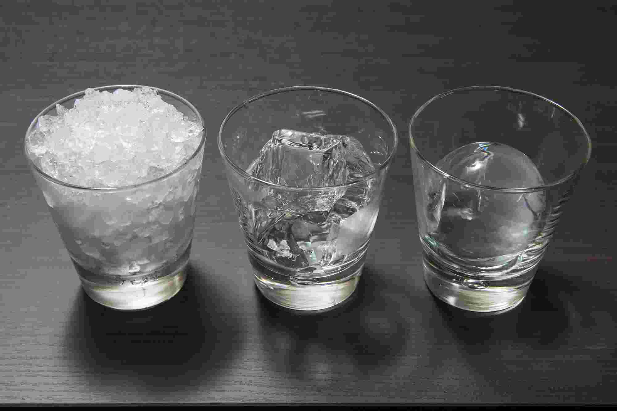 3種類の氷の様子